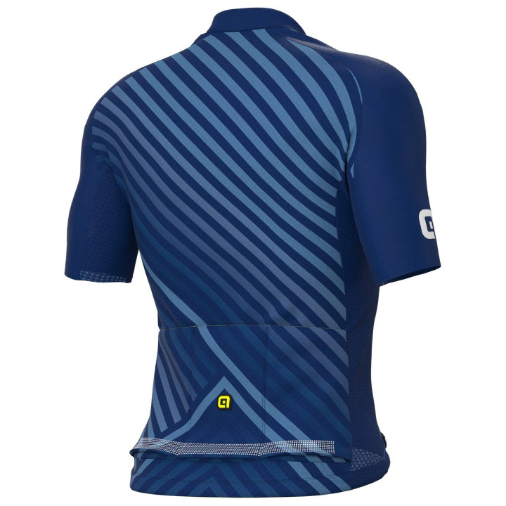 Maillot de ciclismo corto ALÉ Fast azul: comodidad y estilo para tus rutas
