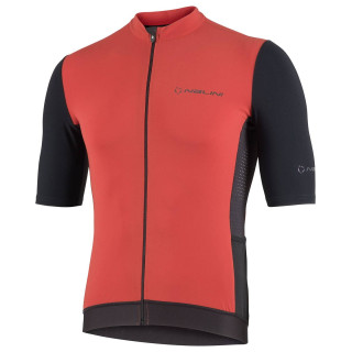 Maillot NALINI New Sun Block rojo y negro para ciclistas cómodos y con estilo