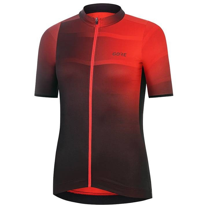 Maillot de ciclismo corto para mujer GORE WEAR Ardent en fucsia y negro, comodidad y estilo en cada ruta