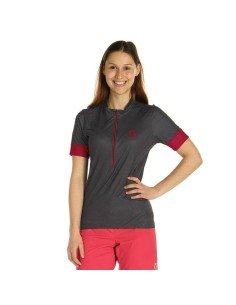 Maillot corto mujer SCOTT Endurance 20 en fucsia y gris para tus paseos en bici