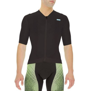 Maillot corto UYN Airwing negro: comodidad y frescura para tus rutas en bicicleta