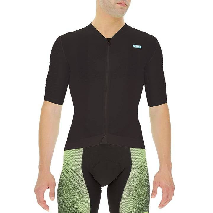 Maillot corto UYN Airwing negro: comodidad y frescura para tus rutas en bicicleta