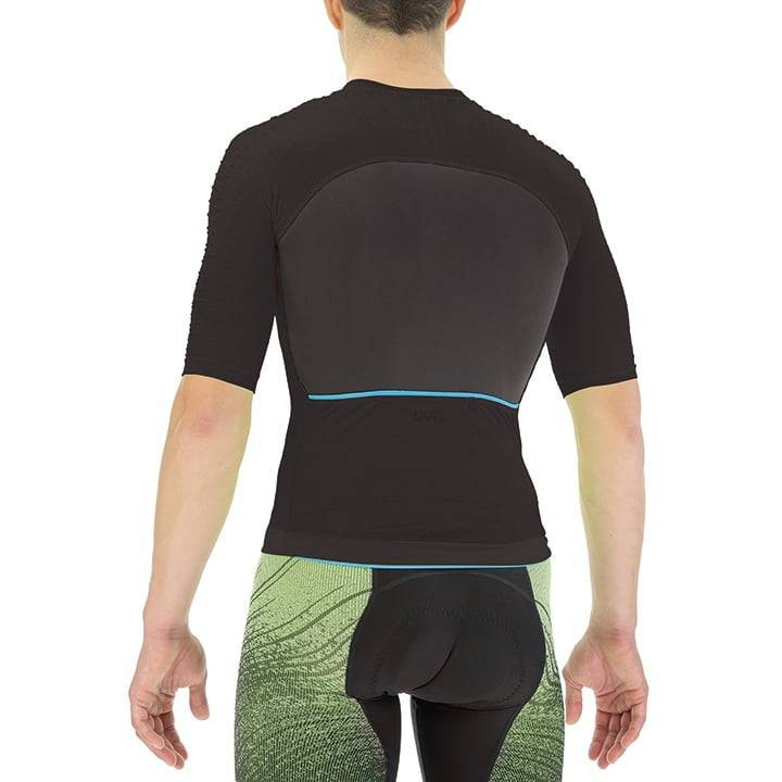Maillot corto UYN Airwing negro: comodidad y frescura para tus rutas en bicicleta