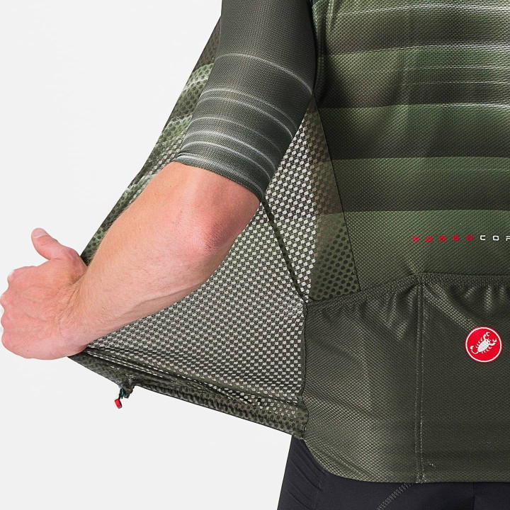 Maillot corto Climber's 3.0 SL 2 verde de CASTELLI para ciclistas aventureros