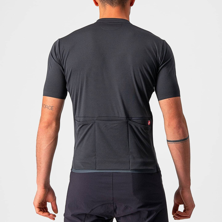 Maillot corto CASTELLI Unlimited Allroad gris: comodidad y estilo para tus rutas en bici