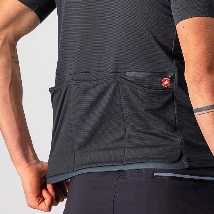 Maillot corto CASTELLI Unlimited Allroad gris: comodidad y estilo para tus rutas en bici