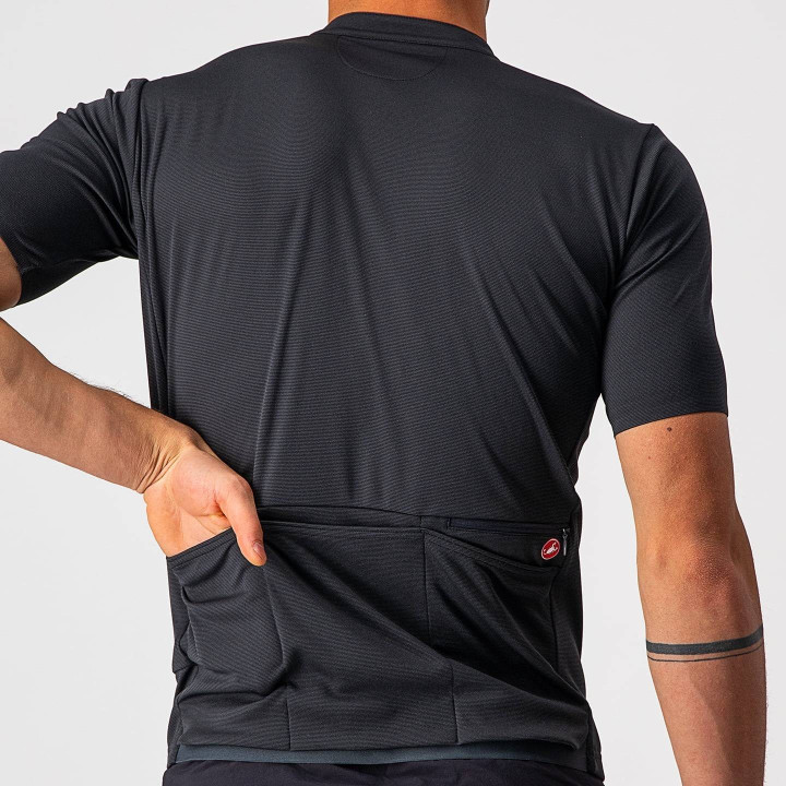Maillot corto CASTELLI Unlimited Allroad gris: comodidad y estilo para tus rutas en bici