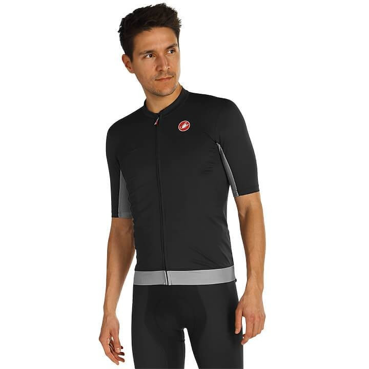 Maillot Vantaggio gris de CASTELLI, comodidad y frescura para tus rutas en bici