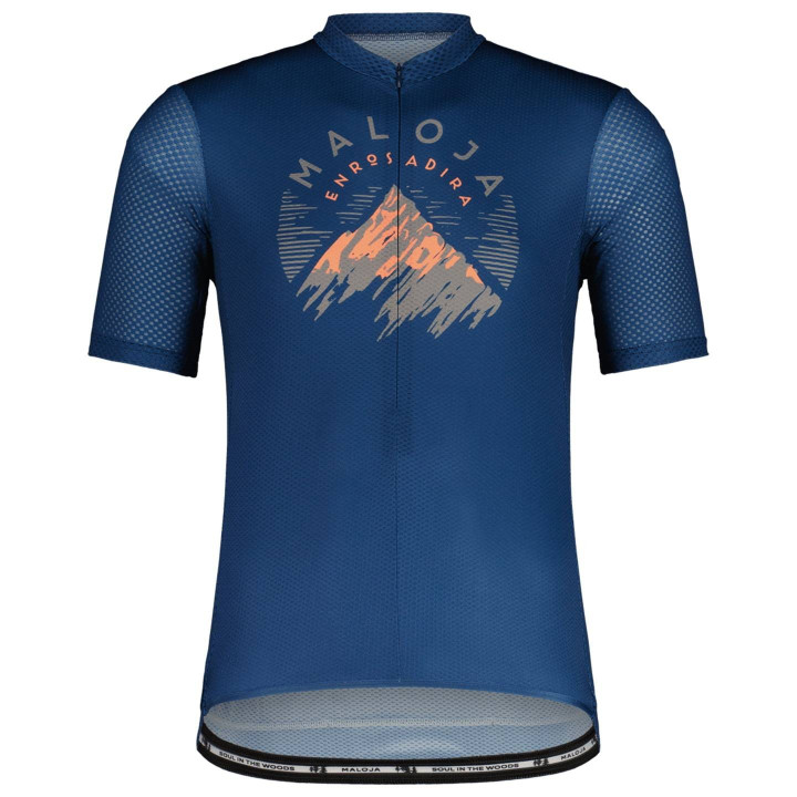 Maillot de ciclismo MALOJA FiemmeM azul: comodidad y estilo para tus rutas