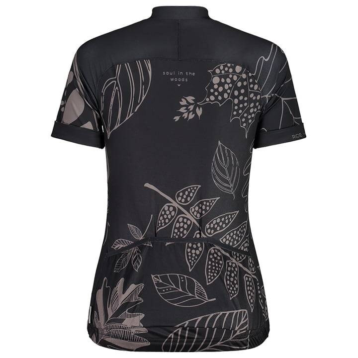 Maillot corto de ciclismo para mujer LaubmoosM. 1/2 en negro de MALOJA