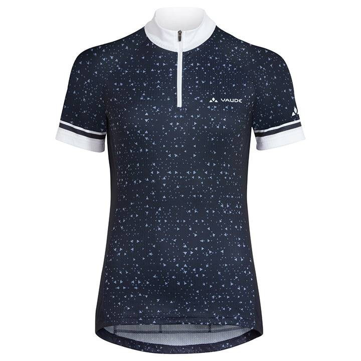 Maillot de ciclismo corto para mujer VAUDE Dotchic III en azul oscuro