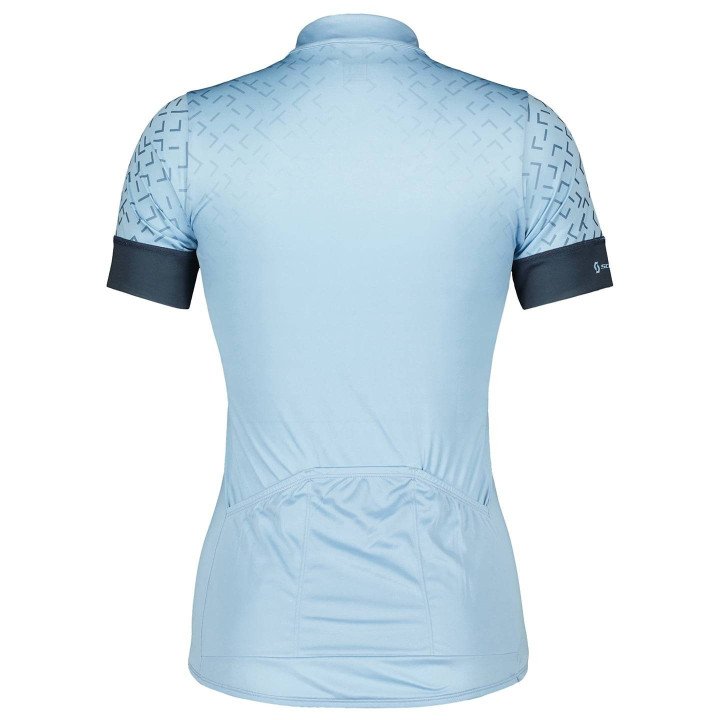 Maillot de ciclismo corto para mujer SCOTT Endurance 20 en azul, comodidad y estilo para tus rutas