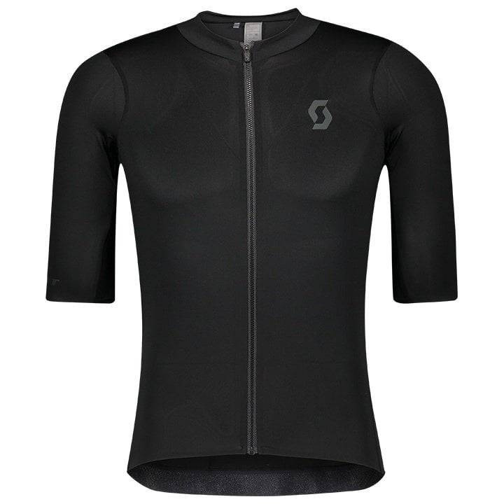 Maillot corto SCOTT RC Premium en negro y blanco, comodidad y estilo para ciclistas