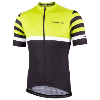 Maillot de ciclismo NALINI: estilo y comodidad en negro y verde neón