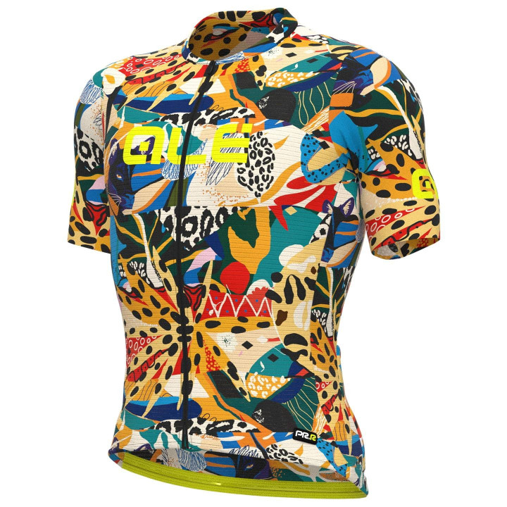 Maillot de Ciclismo ALÉ Kenya: Colorido, Cómodo y Fresco para tus Rutas