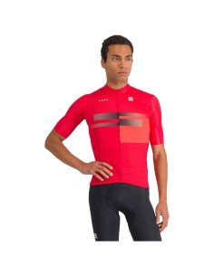 Maillot corto Sportful Gruppetto rojo: comodidad y estilo para tus rutas