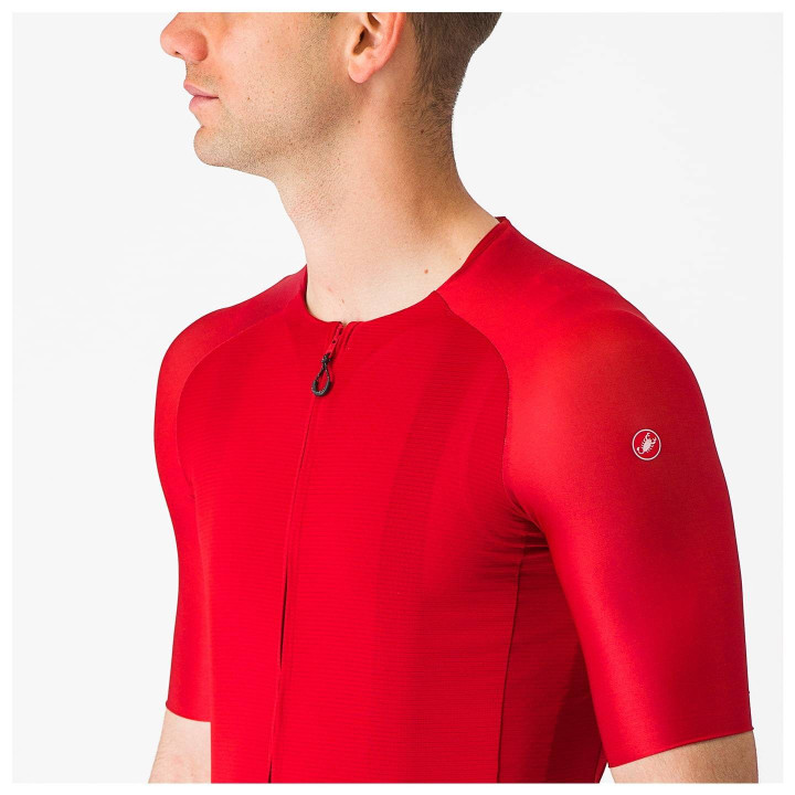 Maillot Aero Race 7.0 rojo de CASTELLI: rendimiento y comodidad para ciclistas