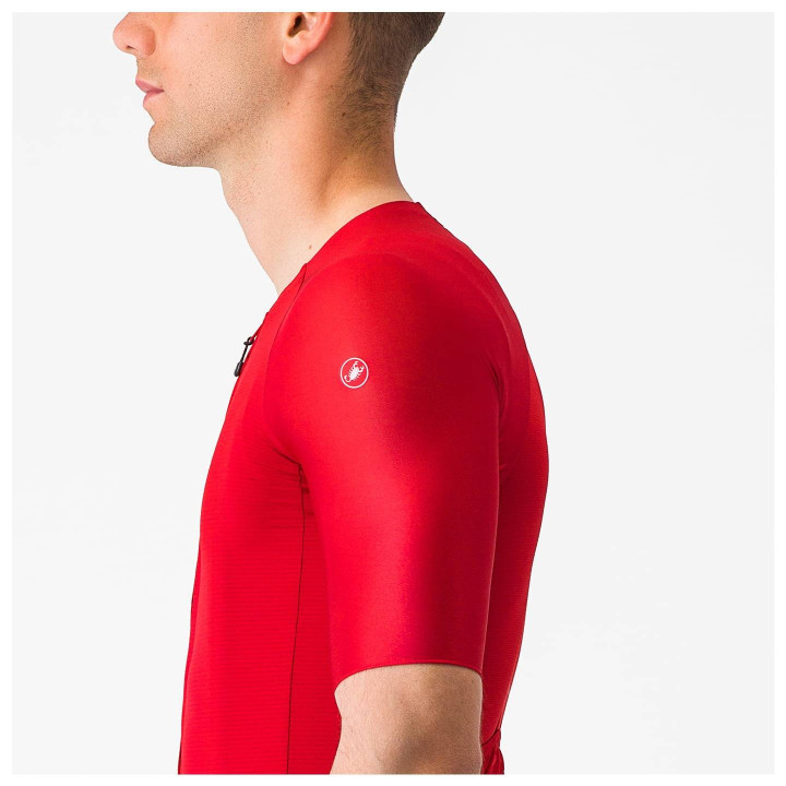 Maillot Aero Race 7.0 rojo de CASTELLI: rendimiento y comodidad para ciclistas