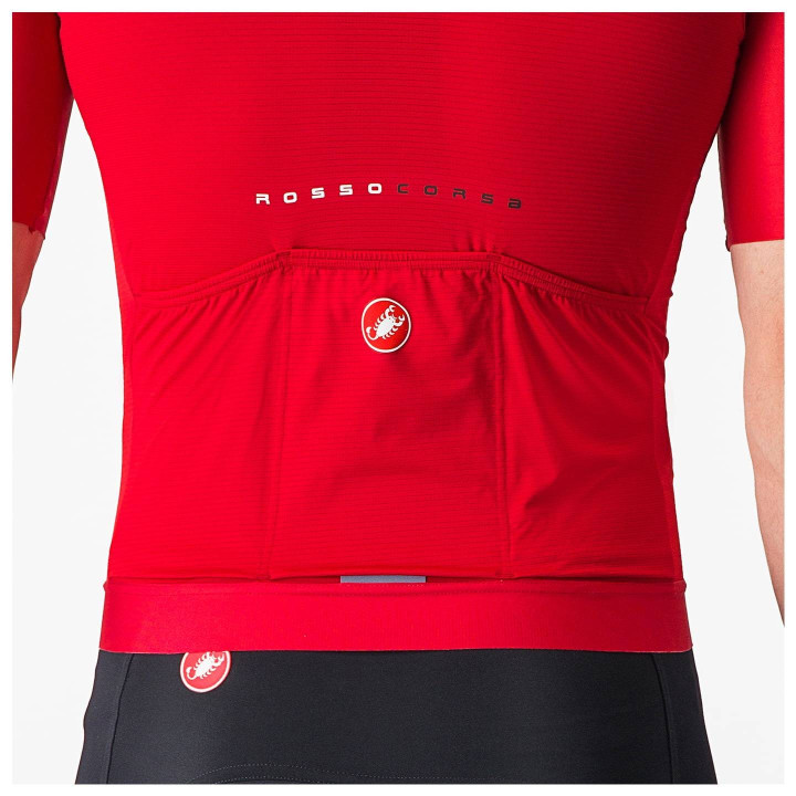 Maillot Aero Race 7.0 rojo de CASTELLI: rendimiento y comodidad para ciclistas