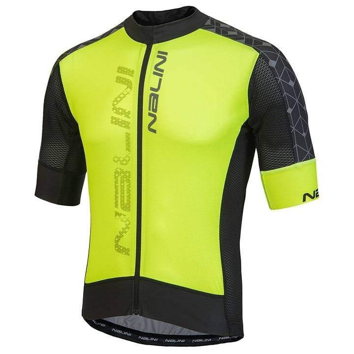 Maillot Velocità negro y amarillo neón: comodidad y estilo para tus rutas en bici