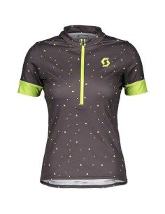 Maillot corto de ciclismo para mujer SCOTT Endurance 20 en verde y gris, ideal para cualquier ruta 2
