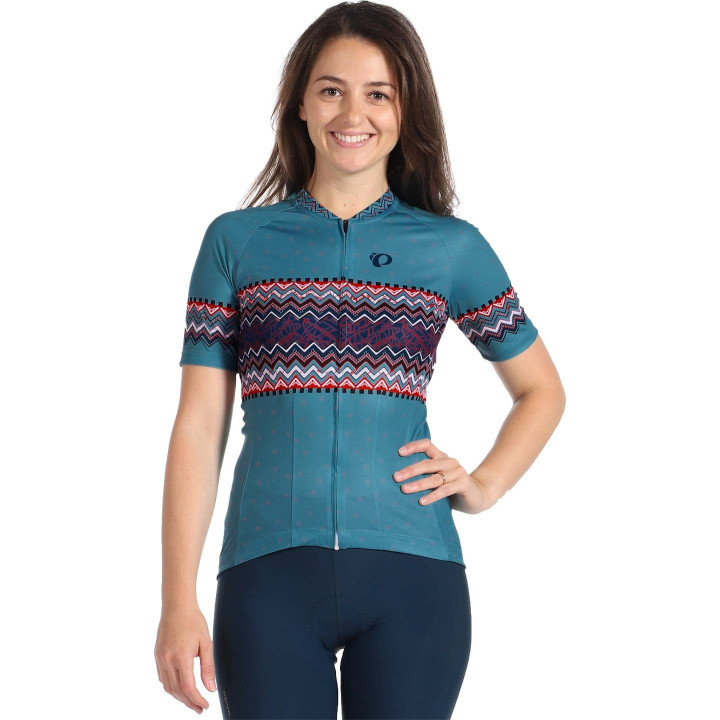 Maillot corto azul para mujer de PEARL IZUMI, comodidad y estilo en cada pedalada