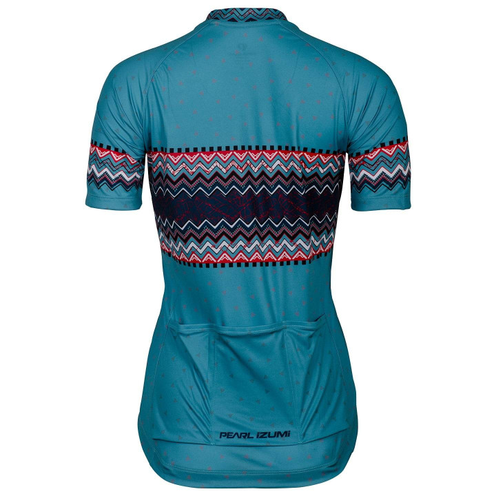 Maillot corto azul para mujer de PEARL IZUMI, comodidad y estilo en cada pedalada