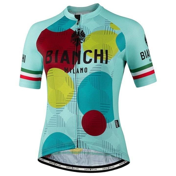 Maillot corto mujer Ancipa de BIANCHI MILANO: estilo y comodidad para tus rutas en bici