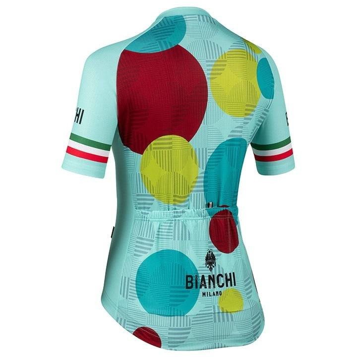 Maillot corto mujer Ancipa de BIANCHI MILANO: estilo y comodidad para tus rutas en bici