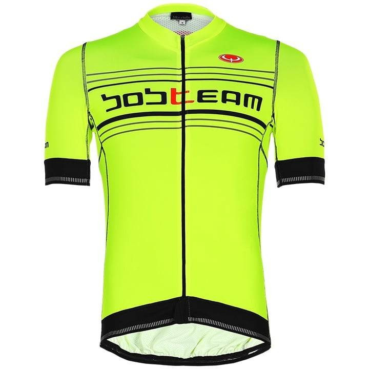 Maillot Scatto negro y amarillo neón para ciclistas que buscan estilo y comodidad