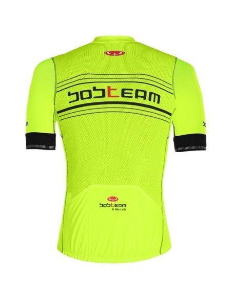 Maillot Scatto negro y amarillo neón para ciclistas que buscan estilo y comodidad