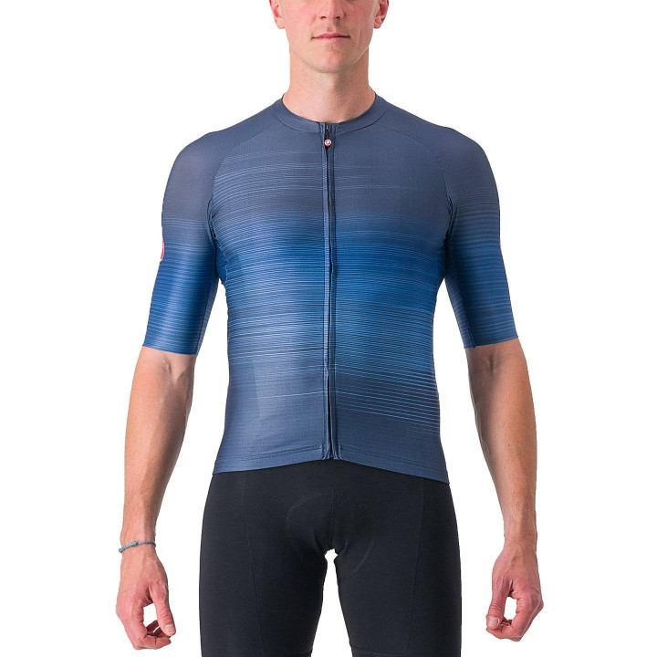 Maillot Aero Race 6.0 azul CASTELLI: comodidad y rendimiento para tus rutas