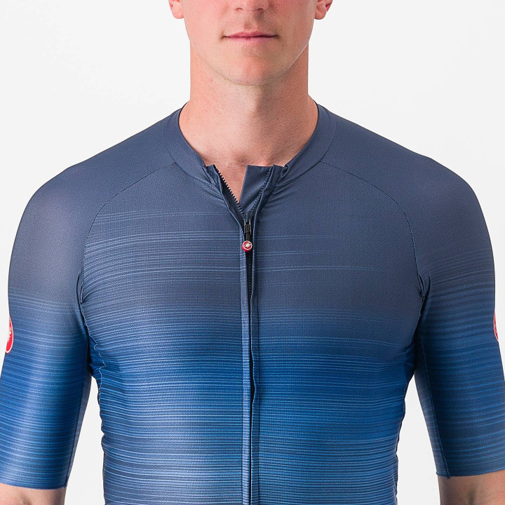 Maillot Aero Race 6.0 azul CASTELLI: comodidad y rendimiento para tus rutas