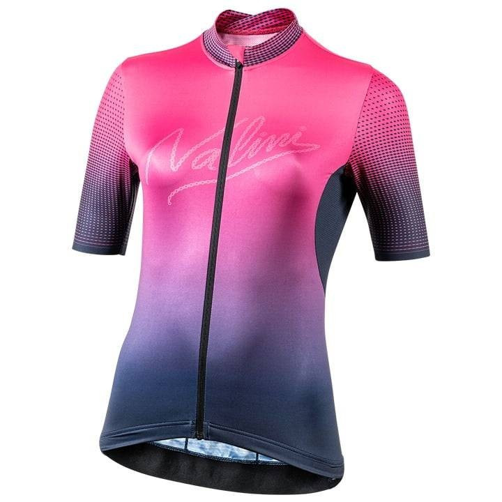 Maillot de ciclismo corto fucsia para mujer NALINI, cómodo y fresco