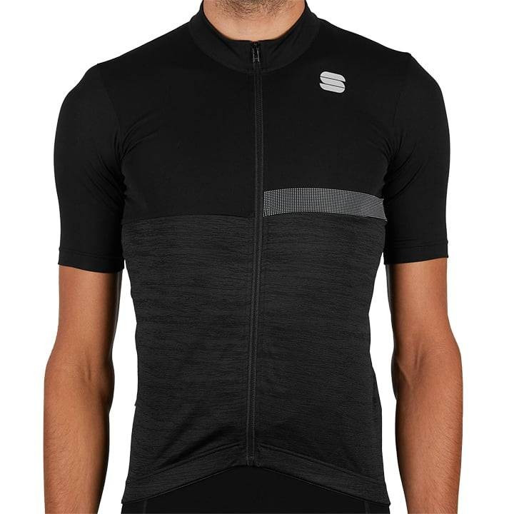 Maillot corto Sportful Giara negro: comodidad y estilo para tus rutas en bici
