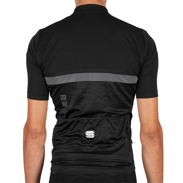Maillot corto Sportful Giara negro: comodidad y estilo para tus rutas en bici