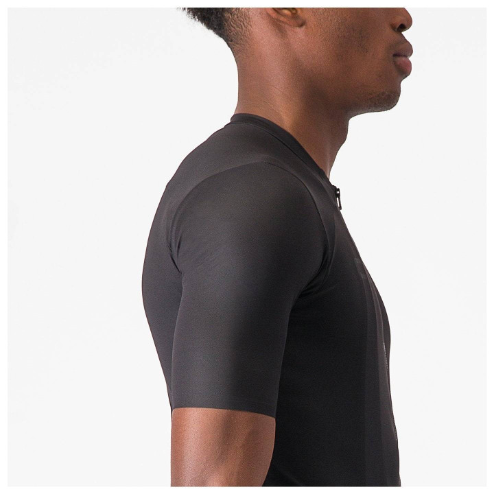 Maillot corto Castelli Prologo Lite negro, comodidad y estilo para tus pedaleadas