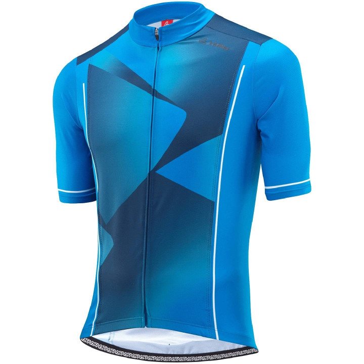 Maillot corto LÖFFLER Geo HotBOND azul: comodidad y frescura en cada pedaleada
