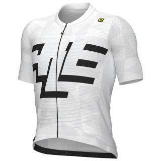 Maillot de ciclismo corto ALÉ Multiverso blanco: estilo y comodidad para tus rutas