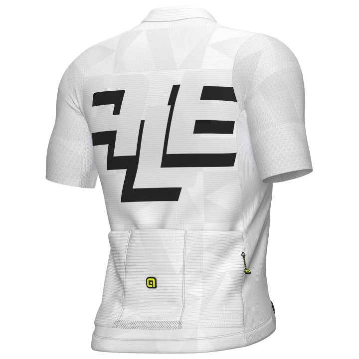 Maillot de ciclismo corto ALÉ Multiverso blanco: estilo y comodidad para tus rutas