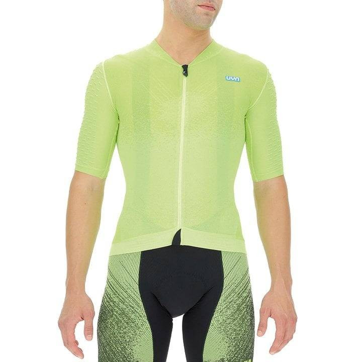 Maillot UYN Airwing amarillo y negro: comodidad y estilo para ciclistas
