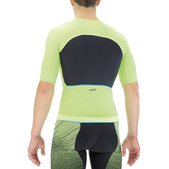 Maillot UYN Airwing amarillo y negro: comodidad y estilo para ciclistas