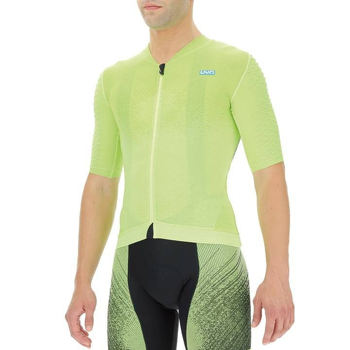 Maillot UYN Airwing amarillo y negro: comodidad y estilo para ciclistas