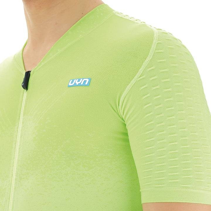 Maillot UYN Airwing amarillo y negro: comodidad y estilo para ciclistas