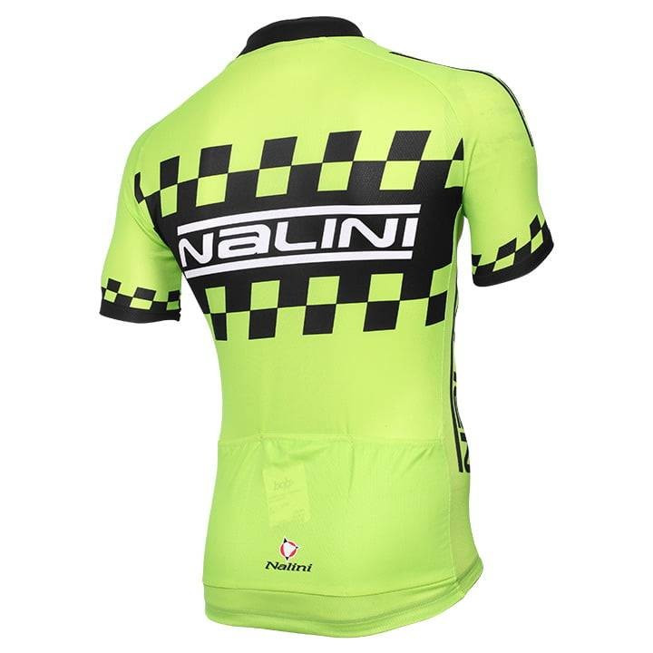 Maillot corto NALINI Cardamo verde y negro: comodidad y estilo para tus rutas en bici