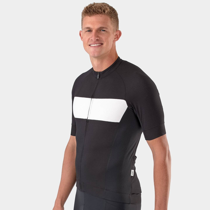 Maillot de ciclismo corto Trek Circuit LTD en negro y blanco para disfrutar cada pedaleo