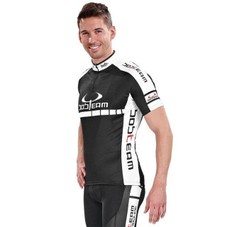Maillot de ciclismo BOBTEAM negro y blanco: comodidad y estilo para cada pedalada