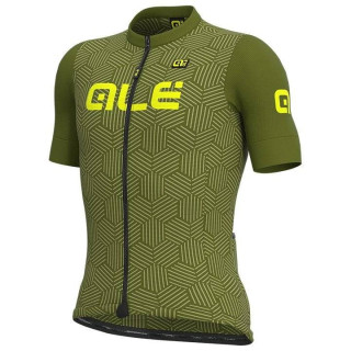 Maillot corto verde ALÉ: comodidad y estilo para tus rutas en bicicleta