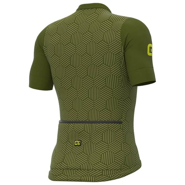 Maillot corto verde ALÉ: comodidad y estilo para tus rutas en bicicleta