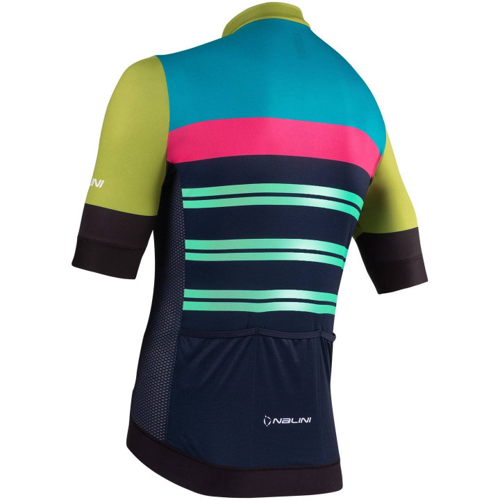 Maillot NALINI Seattle verde-azul: comodidad y estilo para ciclistas